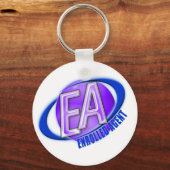 EA ORB SWOOSHロゴ – 登録エージェント キーホルダー (正面)