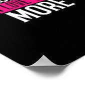 Each Day I Love You More Romantic Quote Design  ポスター (角)