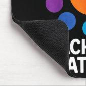 Each Dot Matters Polka Dot Lover Happy Dot Day マウスパッド (コーナー)