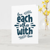 Each Other With Love カード (黄色い花)