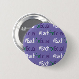 #EachforEqual HashTag女性国際的の日 缶バッジ