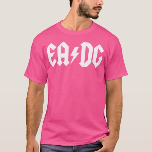 Eadg 4ストリングベース – ヘビーメタルスタイル tシャツ (正面)