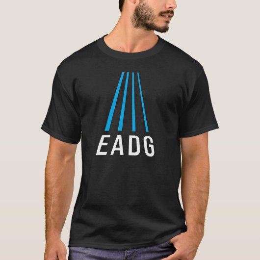 EADG 4 String Bass Guitar Player Bassist Perspecti Tシャツ (正面)