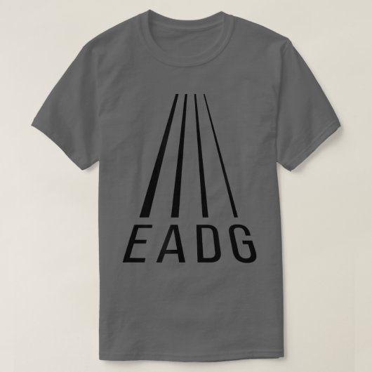 EADG 4 String Perspective - Bass GuitarBass Player Tシャツ (デザイン正面)