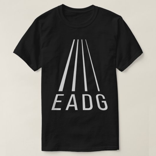 EADG 4 String PerspectiveBass GuitarBass Player 65 Tシャツ (デザイン正面)