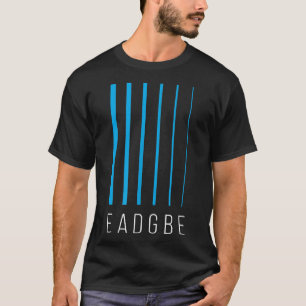 EADGBE 6 String Guitar Player & Guitarist - Cool65 Tシャツ