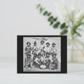 Eadweard J. MuybridgeのModocインディアン画像 ポストカード (スタンド正面)