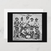 Eadweard J. MuybridgeのModocインディアン画像 ポストカード (正面/裏面)