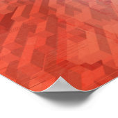 Eagleの絵画:抽象芸術背景、カラフルスポット ポスター (角)