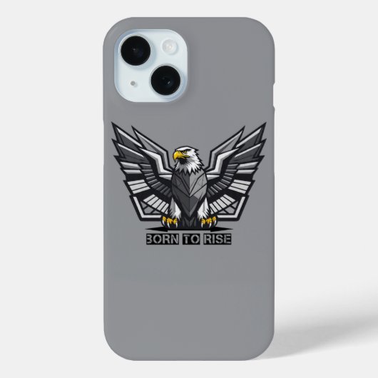 Eagle 生まれ iPhone 15ケースを上昇させる Case-Mate iPhoneケース (裏面)