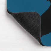 Eagle 飛んでいる Blue Mouse Pade – あなたの色 – 文字 マウスパッド (コーナー)