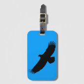 Eagle 飛んでいる Your Lagage Tag ラゲッジタグ (正面縦)