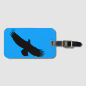 Eagle 飛んでいる Your Lagage Tag ラゲッジタグ (正面横)
