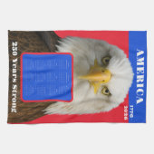 Eagle 2026 Calendar—America’s 250th Anniversary キッチンタオル (横)