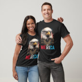 Eagle  4th of July American Flag USA Patriotic Ame Tシャツ (ユニセックス)