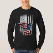 Eagle 4th Of July Independence Day Patriotic Ameri Tシャツ (正面)