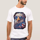 Eagle American Flag Tシャツ (正面)
