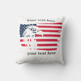 eagle and flag クッション
