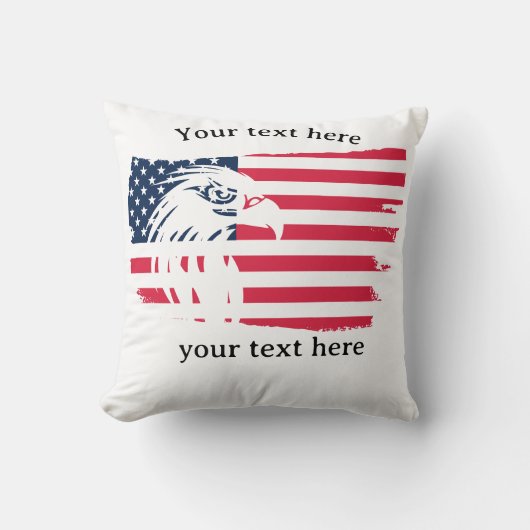 eagle and flag クッション (正面)