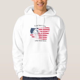 eagle and flag パーカ