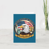Eagle And Flag 1776-2026 250th Birthday America  カード (正面)