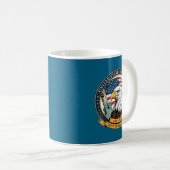 Eagle And Flag 1776-2026 250th Birthday America  コーヒーマグカップ (正面右)