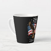 Eagle and Flag 250 Years of America 1776-2026 カフェラテマグ (左アングル)
