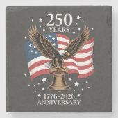 Eagle and Flag 250 Years of America 1776-2026 ストーンコースター (正面)