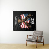 Eagle and Flag 250 Years of America 1776-2026 タペストリー (インサイチュ(横))
