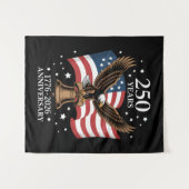 Eagle and Flag 250 Years of America 1776-2026 タペストリー (正面(横))