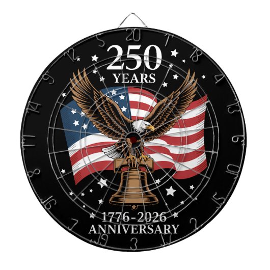 Eagle and Flag 250 Years of America 1776-2026 ダーツボード (正面)