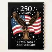 Eagle and Flag 250 Years of America 1776-2026 プランナー手帳 (裏面)
