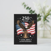 Eagle and Flag 250 Years of America 1776-2026 ポストカード (スタンド正面)