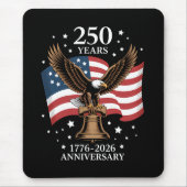 Eagle and Flag 250 Years of America 1776-2026 マウスパッド (正面)