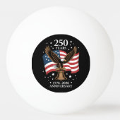 Eagle and Flag 250 Years of America 1776-2026 卓球ボール (裏面)