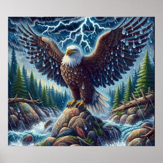Eagle Art Poster ポスター (正面)