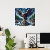 Eagle Art Poster ポスター (ホームオフィス)