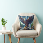 Eagle Art Throw Pillow クッション (椅子)