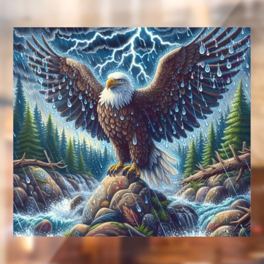 Eagle Art Window Cling ウィンドウサイン (シート2)