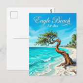 Eagle Beach Aruba ポストカード (正面/裏面)