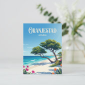 Eagle Beach Aruba ポストカード (スタンド正面)