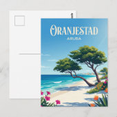 Eagle Beach Aruba ポストカード (正面/裏面)