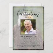 Eagle Bird, Celebration of Life, Funeral Photo 招待状 (正面)