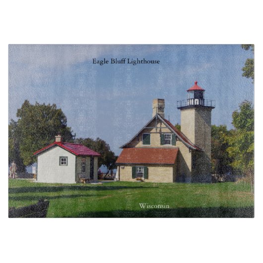 Eagle Bluff Lighthouse 2025 cuttng board カッティングボード (正面)