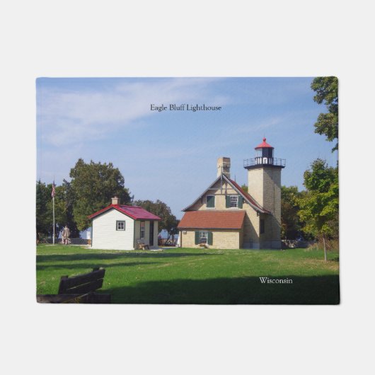 Eagle Bluff Lighthouse 2025 door mat ドアマット (正面)