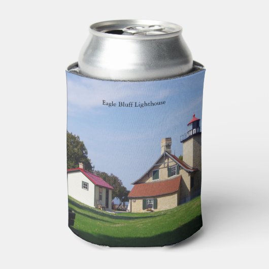 Eagle Bluff Lighthouse can cooler 缶クーラー (缶正面)