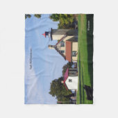 Eagle Bluff Lighthouse fleece blanket フリースブランケット (正面)