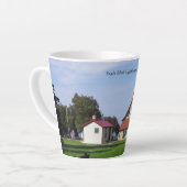 Eagle Bluff Lighthouse latte mug カフェラテマグ (左アングル)