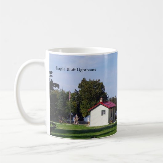 Eagle Bluff Lighthouse mug コーヒーマグカップ (左)
