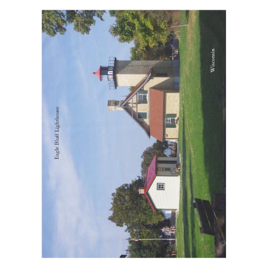 Eagle Bluff Lighthouse tablecloth テーブルクロス (正面)